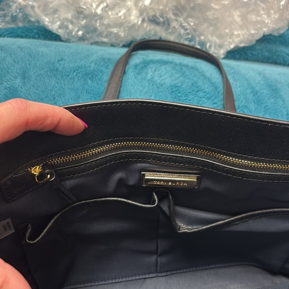 NWOT Tory Burch black Saffiano leather satchel - Picture 5 of 12